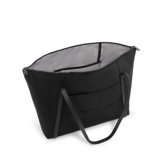 【TUMI】Voyageur Q Tote 都會時尚托特包 - 黑烟槍色(TUMI 官方旗艦店)