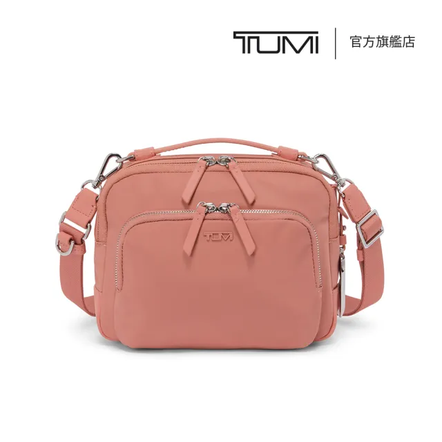 【TUMI】Voyageur Teghan 斜背包 - 粉陶色(TUMI 官方旗艦店)