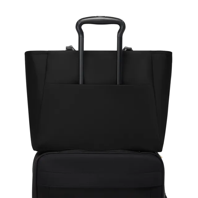 【TUMI】Voyageur Valetta 都會時尚托特包 - 黑烟槍色 (TUMI 官方旗艦店)