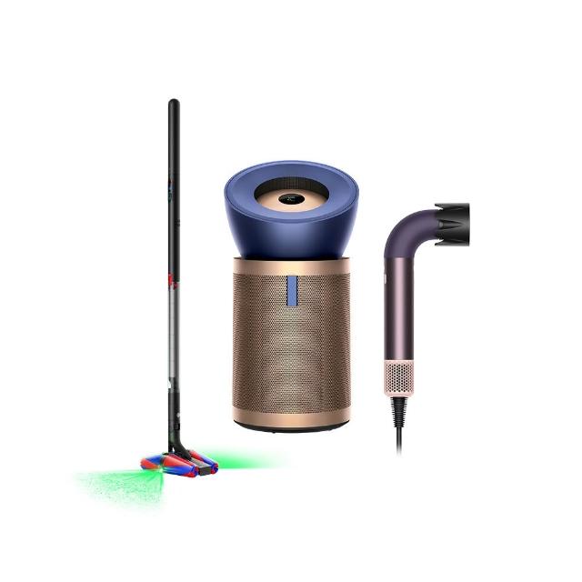 【dyson 戴森】HP11 涼暖智能清淨機 + V8 SV55 無線吸塵器 + HD16 吹風機 雲霧紫 (超值組)