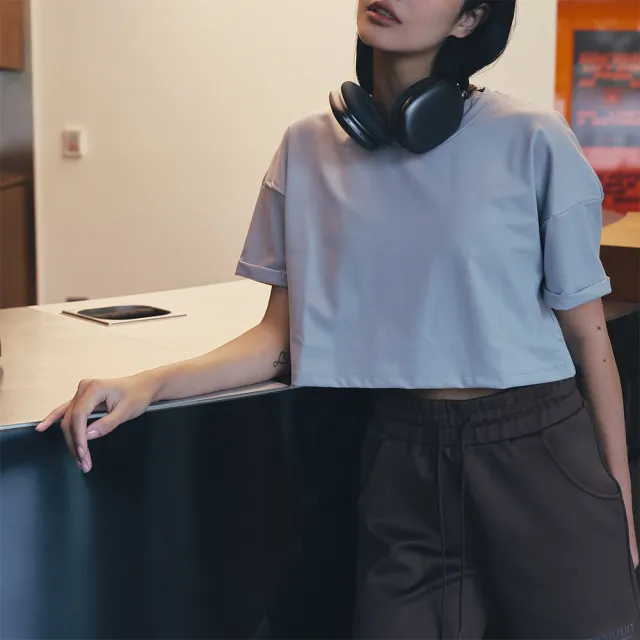 【VERVE】XY-Stretch 落肩機能短袖(吸濕排汗、彈性、親膚、冬季、流行、寬鬆、落肩、圓領、休閒穿搭)