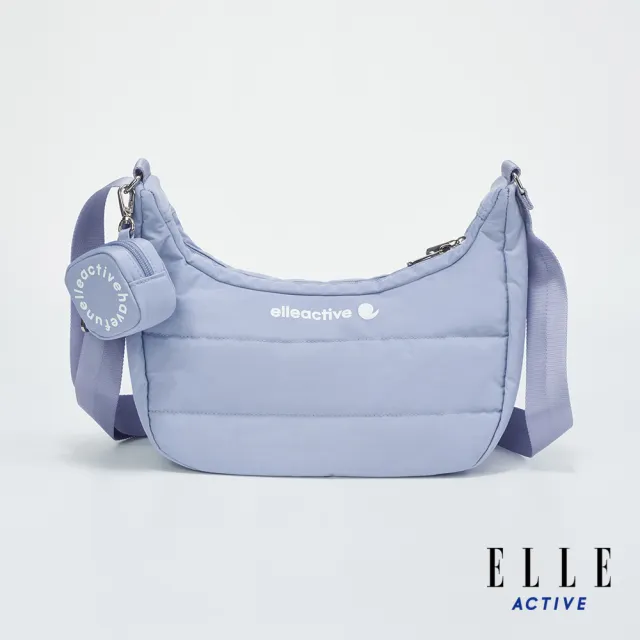 【ELLE ACTIVE】輕量半月肩背包-淺藍色(EA25S2FB602-31)