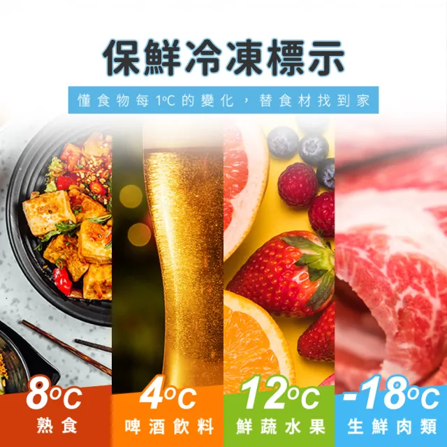 【OKAY!】冰箱溫度計 溫度表 冷藏溫度計 營業用冰箱溫度計 帶磁鐵磁 營業冰箱 3-ITG(冷藏 冷凍 小冰櫃)