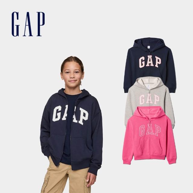 【GAP】男女童裝 連帽外套-多款任選(590786&743966)