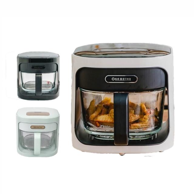 這款4.5L透明可視內鍋3D氣旋炸鍋-黑，採用高品質玻霸鍋身，具備微觸碰LED液晶顯示功能，操作簡易且精準。一機多用，可作為油炸鍋、冷氣、視聽、按摩等用途，清洗方便不留汙垢，是現代廚房不可或缺的多功能家電。型號：OBO-45022GF，產地：中國，電壓：110V，頻率：60Hz，消耗功率：1000W，產品重量：6KG，容量：2公升，BSMI許可字號：R39342。