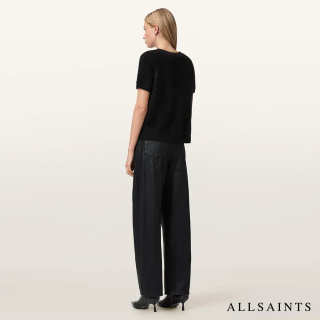 【ALLSAINTS】DARIA 漆皮闊腿牛仔褲 W088ED (寬褲版型)