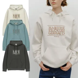 【MARITHE FRANCOIS GIRBAUD】官方旗艦 高允貞同款經典LOGO刺繡刷毛連帽T(多款任選)