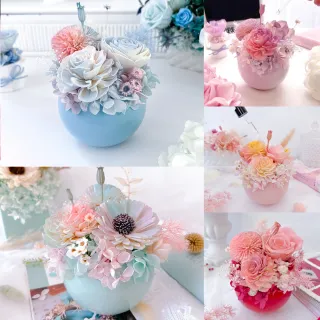 【Floral M】人氣香氛擴香盆花禮 多款任選(擴香花/香氛花/花禮/香水精油/居家香氛/桌上裝飾/送禮)