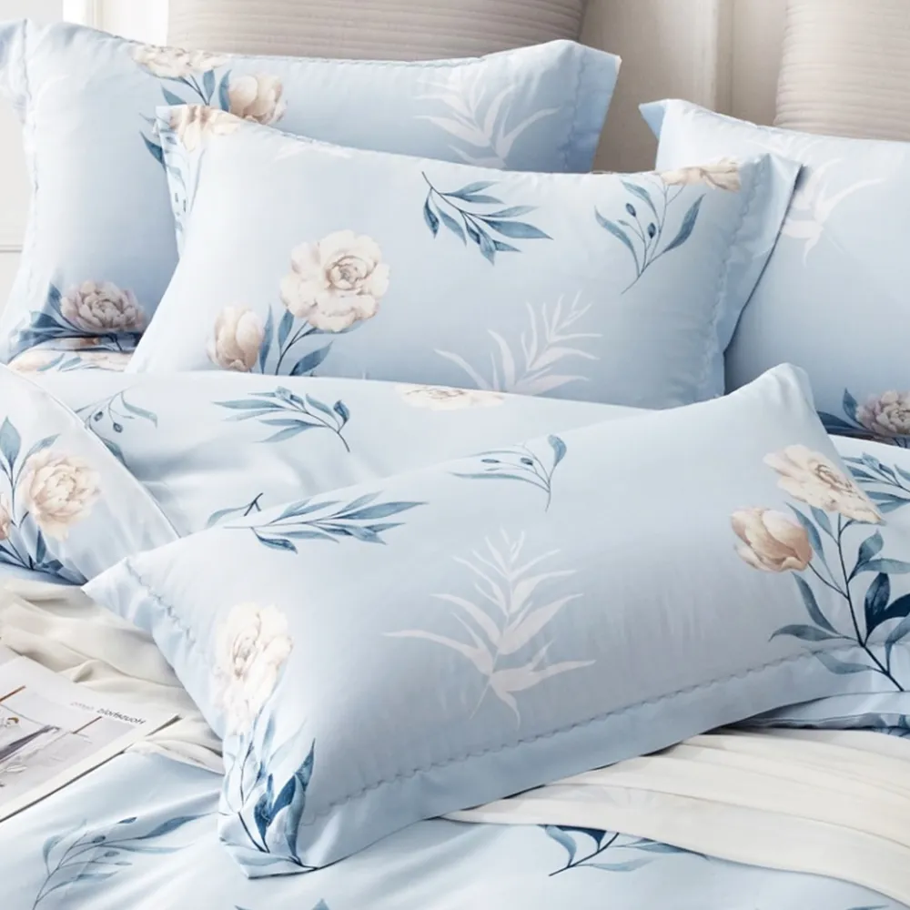 【MIT iLook】台灣製 萊賽爾天柔絲枕套2入(多款可選)