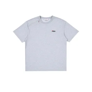 【FILA】男短袖圓領T恤-中麻灰(1TEA-1402-MY)