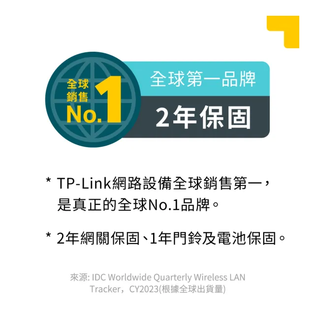 【TP-Link】Tapo D230S1 2K 500萬畫素AI智慧無線視訊門鈴(可拆卸電池/全彩夜視/超廣角全身入鏡)