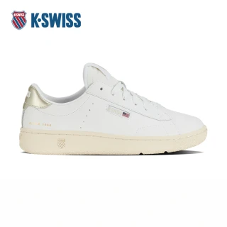 【K-SWISS】經典運動鞋 SLAMMKLUB CC 休閒 女鞋 白金色 98911-149-M