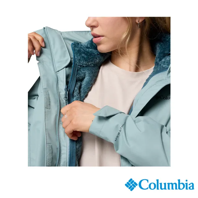 【Columbia 哥倫比亞】女款-OT防水極暖兩件式外套-Payton Pass™-黑色(UWK52270BK/JF)