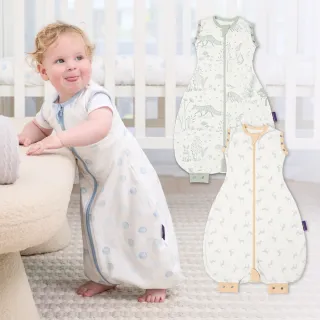 【ClevaMama】ClevaSleep 純棉三合一懶人包巾-基本款(睡袋 防踢被 純棉包巾 新生兒包巾 多功能包巾)
