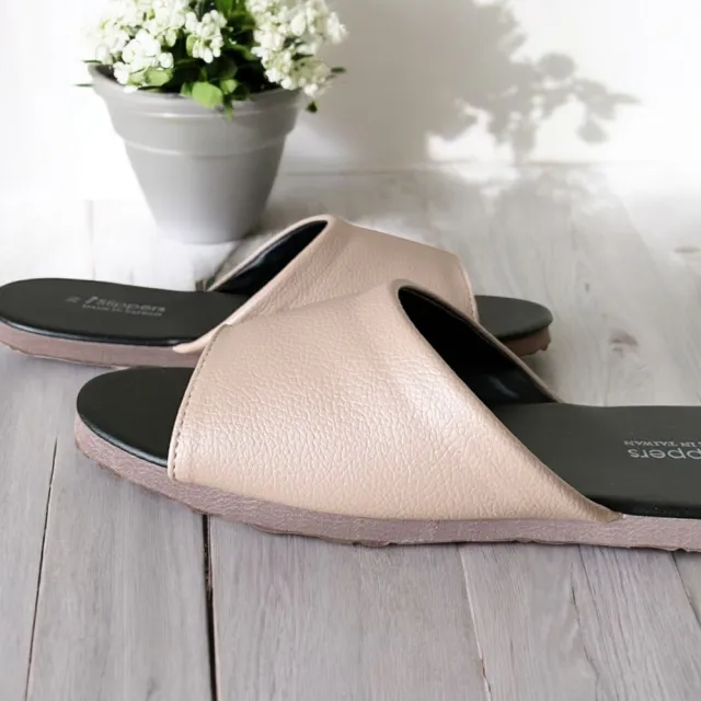 【iSlippers】台灣製造-防滑靜音 皮質室內拖鞋(6雙)