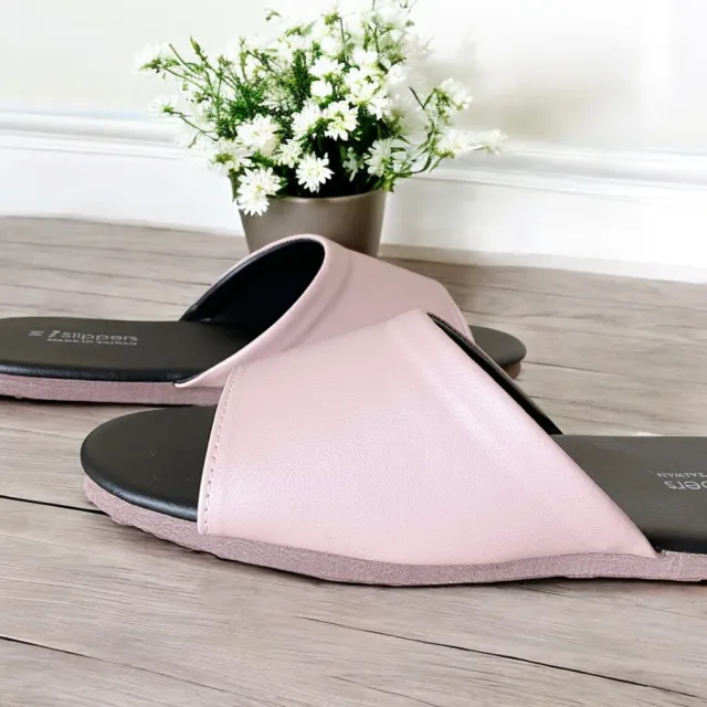 【iSlippers】台灣製造-防滑靜音 皮質室內拖鞋(6雙)