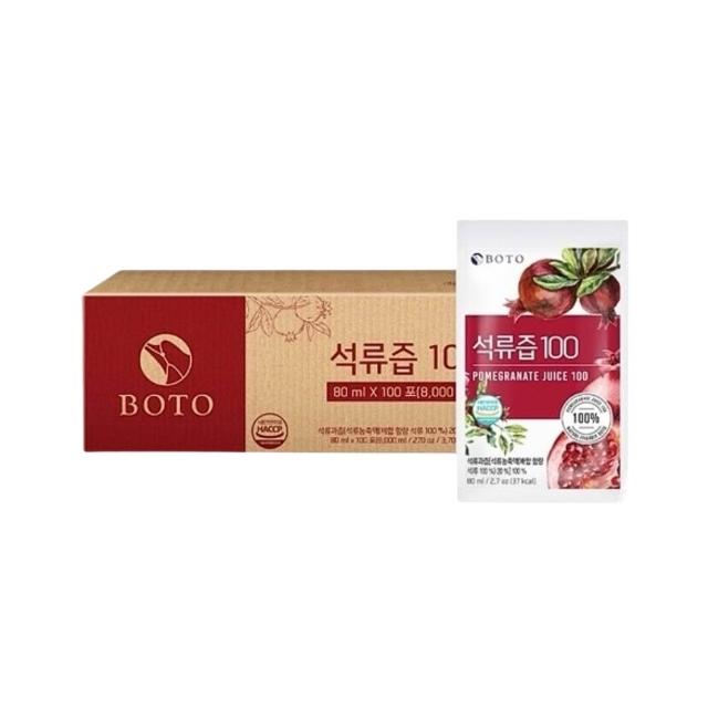 【BOTO】紅石榴汁 80ml*100包/箱