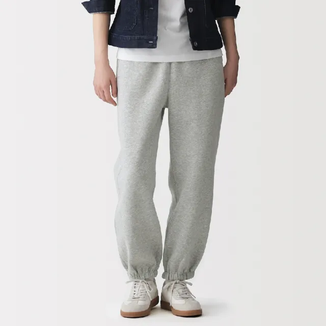 【MUJI 無印良品】女裏毛褲(柔白/灰色/深灰/黑色)