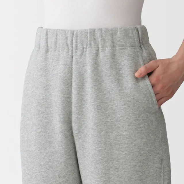 【MUJI 無印良品】女裏毛褲(柔白/灰色/深灰/黑色)