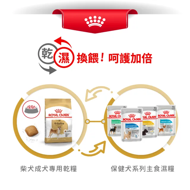 【ROYAL 法國皇家】柴犬成犬專用飼料 S26 4KG(狗乾糧 狗飼料 腸胃 皮膚)