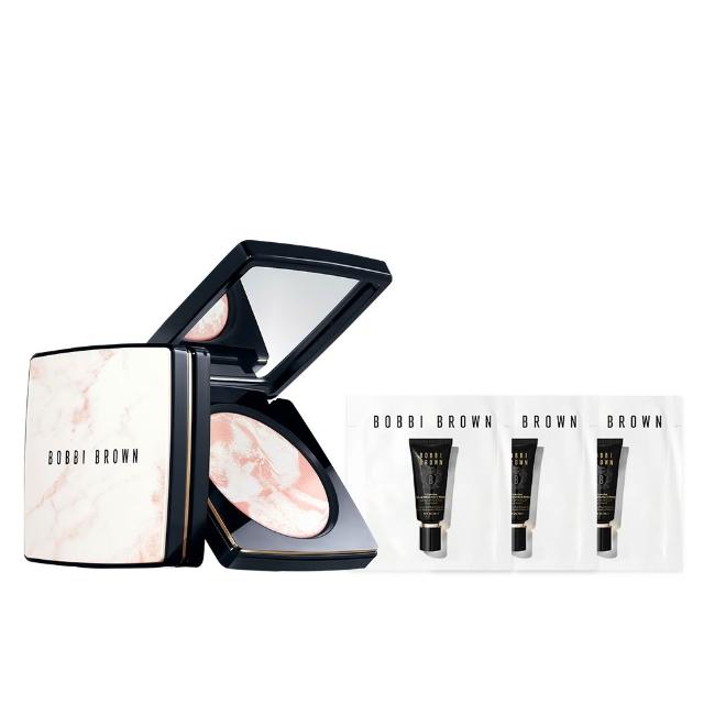 【Bobbi Brown 芭比波朗】大理石粉嫩蜜粉餅(控油x提亮 2合一 / 12hr鎖妝/毛孔瑕疵秒霧化)