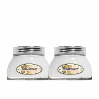 【L’Occitane 歐舒丹】官方直營 杏仁緊膚凝霜雙入組(杏仁緊膚凝霜200mlx2/身體乳/保濕)