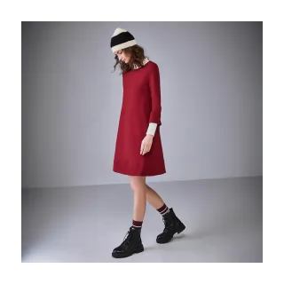 【Le Polka】簡約修身A字洋裝-女