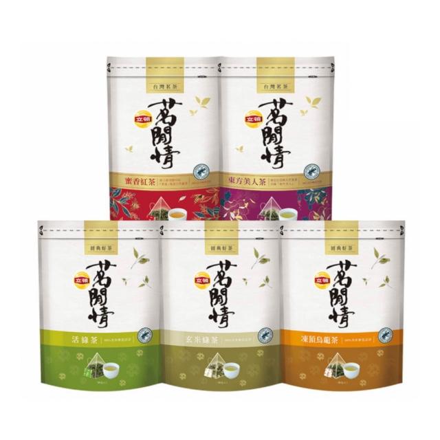 【立頓】茗閒情台灣茶茶包共9袋 口味任選(茶包 茶葉 綠茶包 紅茶包 烏龍茶包)