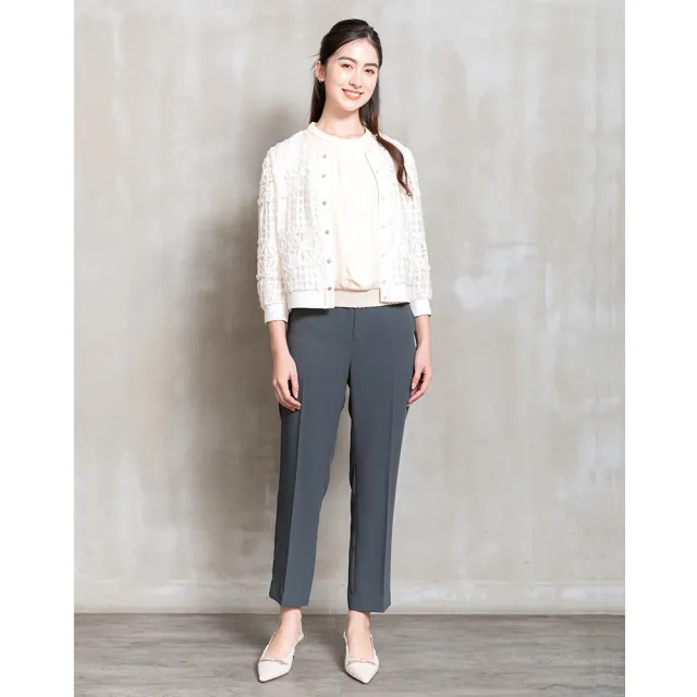 【perng yuh 芃諭名品】都會格調 燙褶 九分 錐形西裝褲(2026 SS Collection|5A春夏新品上市)