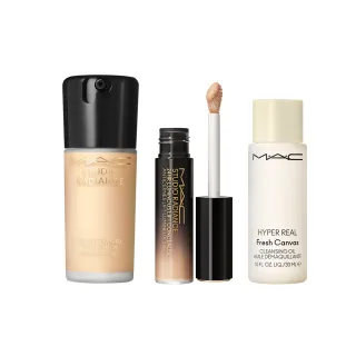 【M.A.C】超持妝奢緞完美底妝組(超持妝奢緞遮瑕精華 11ml+超持妝奢緞粉底精華)