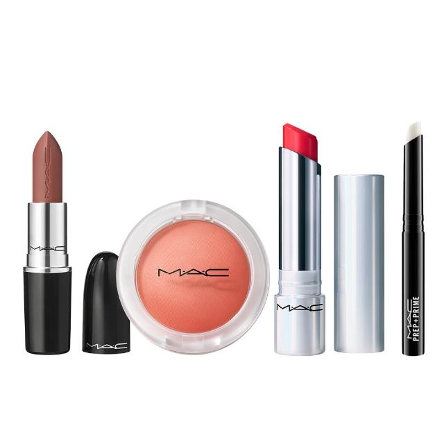 【M.A.C】超漾光完美光澤水唇組(超水感持色水唇膏3g+超漾光持色奶凍腮紅7.3g)