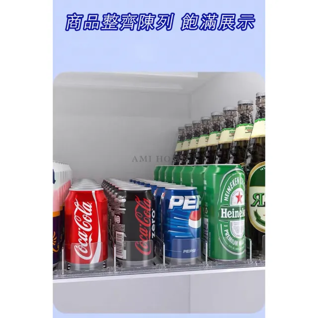 飲料自動補貨推進器 2入組 冰箱收納整齊不倒(一拿即補 超省空間 滑軌設計 整齊排列)