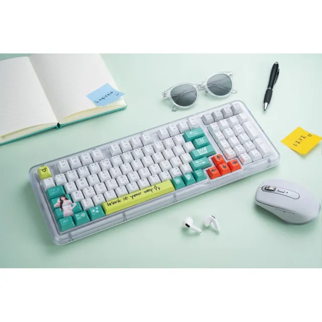 【Logitech 羅技】ALTO KEYS K98M機械式無線鍵盤 + MX Anywhere 3S無線藍牙行動滑鼠