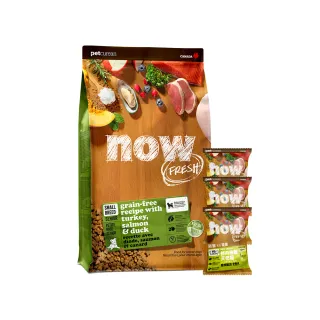 【Now!】小型老犬/體控犬鮮肉配方12磅  狗狗無穀天然糧(狗糧 狗飼料 小顆粒 益生菌)