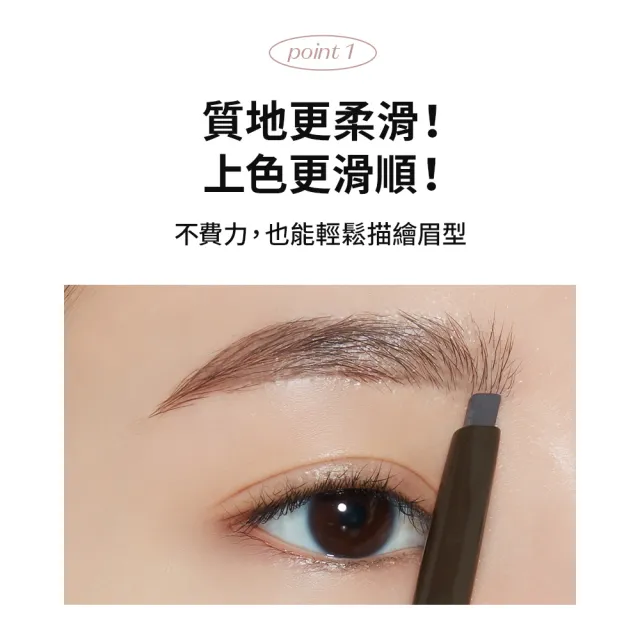 【ETUDE】官方直營 素描高手造型眉筆4入組