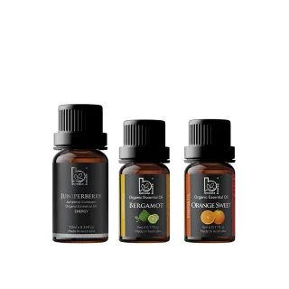 【Bonnie House 植享家】今夜買醉歡樂組(杜松果精油10ml+佛手柑精油5ml+甜橙精油5ml)