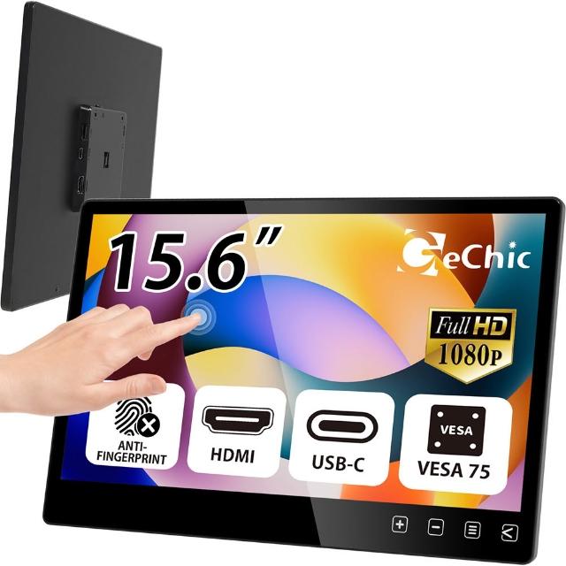  GeChic給奇創造 T151E 是一款輕巧便攜的 IPS 平面顯示器，尺寸小於 20 吋，適合行動辦公與娛樂使用。具備 120Hz 高更新率，提供流暢視覺體驗；解析度達 1920x1080 (FHD) 以下，支援 HDMI 輸入介面，無 HDR 功能。無論是外出攜帶或桌面擴充，都能帶來清晰畫質與便利連線，是數位遊牧者的理想選擇。 