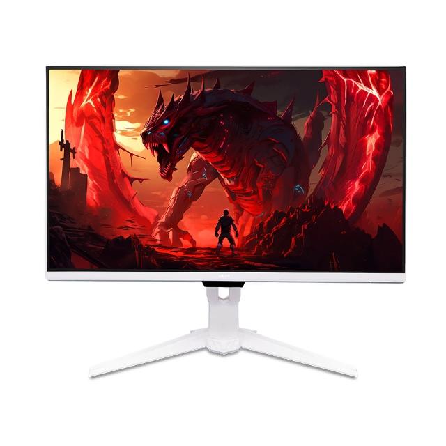 Acer 宏碁 GA271U 27型 VA 平面顯示器，搭載 2560x1440 2K 解析度與 180Hz 更新率，提供流暢視覺體驗。支援 Type-C、DisplayPort 與 HDMI 連線，16:9 比例無觸控設計，適合遊戲與辦公使用，享 3 年保固安心保障。
