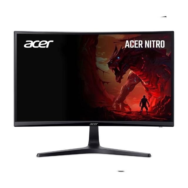 【Acer 宏碁】ED240Q P0 24型 FHD 16:9 144Hz曲面電競螢幕(可傾斜/1500R/FreeSync/1ms/VA)