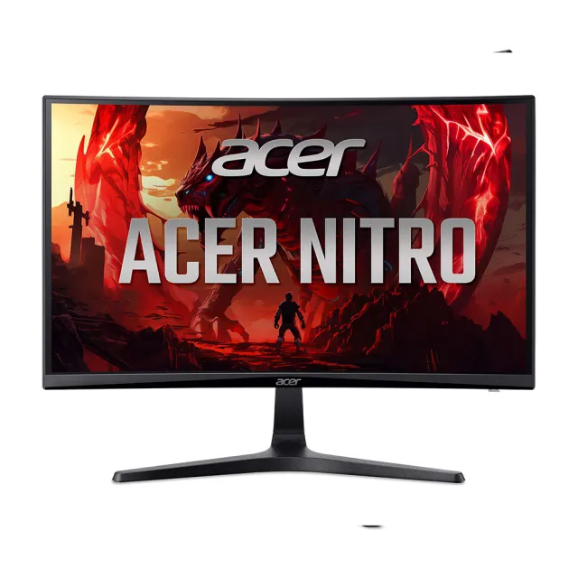 【Acer 宏碁】ED240Q P0 24型 FHD 16:9 144Hz曲面電競螢幕(可傾斜/1500R/FreeSync/1ms/VA)