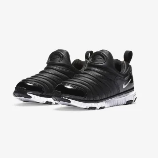 【NIKE 耐吉】運動鞋 中童 童鞋 毛毛蟲鞋 套腳 舒適 休閒鞋 DYNAMO FREE PS 黑 343738-013(3C5452)