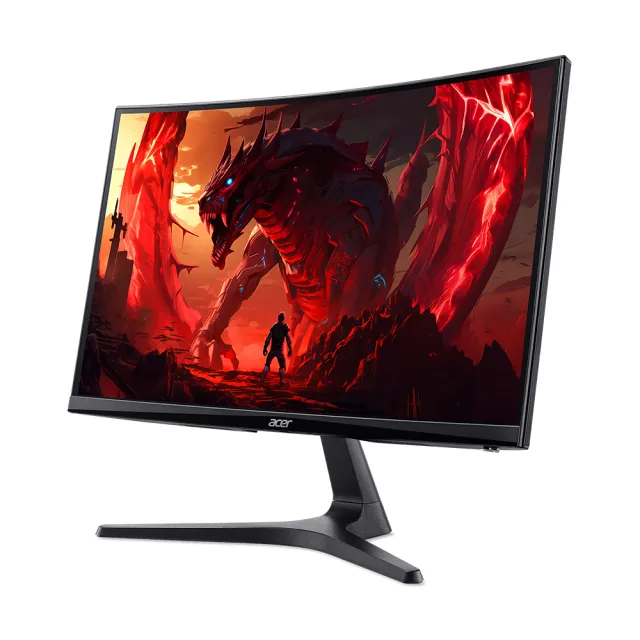 【Acer 宏碁】ED240Q W0 24型 FHD 16:9 240Hz 曲面高刷新電競螢幕(可傾斜/內建喇叭/1ms/VA)