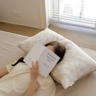 【翔仔居家】100%純棉 華爾紗 床包+枕套-3件組-禾隅(雙人/純棉床包/雙人床包/床包枕套)