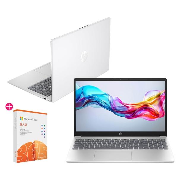 【HP 惠普】M365★15吋i3-1315U輕薄筆電(15-fd0585TU/16G/512G SSD/Win11/極地白)