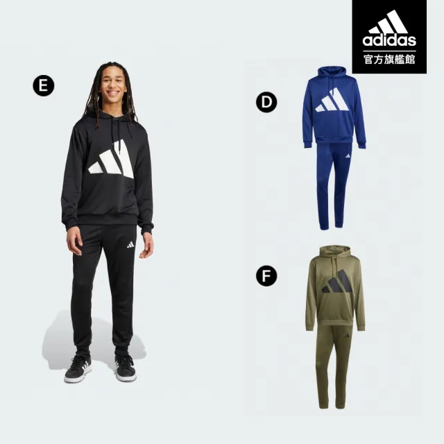 【adidas 愛迪達】LOGO 運動套裝 男/女款 多款任選(多款任選)