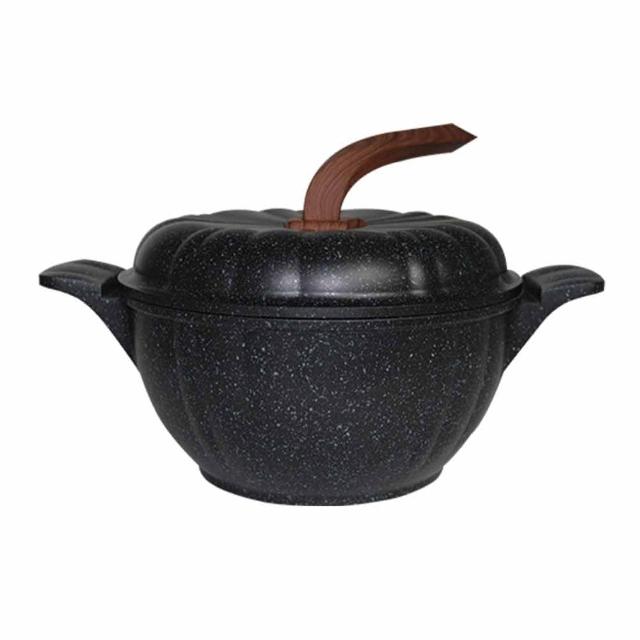 【LINOX】24CM鐓釜深湯鍋(不沾鍋 煮鍋 燉鍋 鍋具 電磁爐 IH爐 含鍋蓋 雙耳)