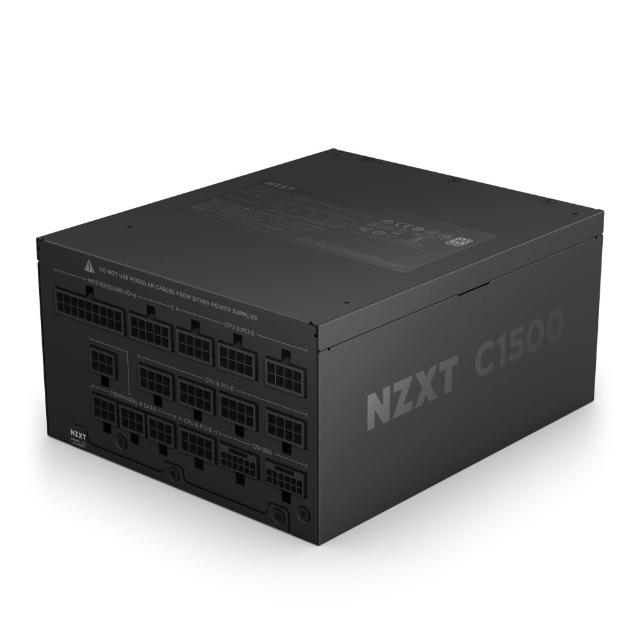 【NZXT 恩傑】C1500白金ATX3.1全模電源供應器-黑色(全日系電容/10年保固/PCIe 5.1/1500W)