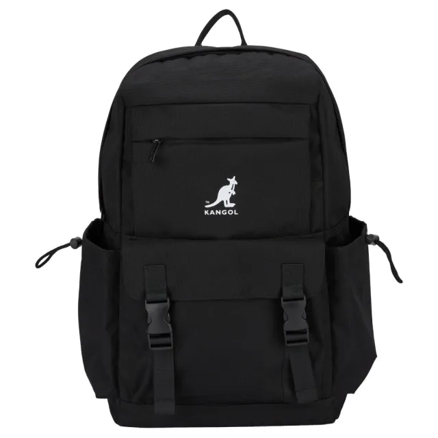 【KANGOL】雙11 英國袋鼠登山系工裝風後背包(防潑水/A4書包/筆電包/減壓釋壓背帶)
