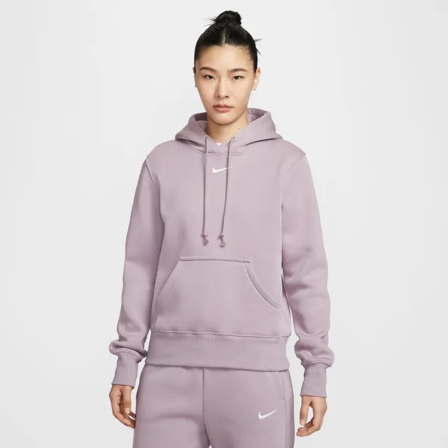 【NIKE 耐吉】長袖上衣 女 帽T AS W NSW PHNX FLC STD PO HOODI 紫 HF6840-226 (2S4745)