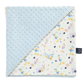 【La Millou】米奇系列_單面巧柔豆豆毯-加大款(動物園篇(奶油米底)-奶油紅絲絨)